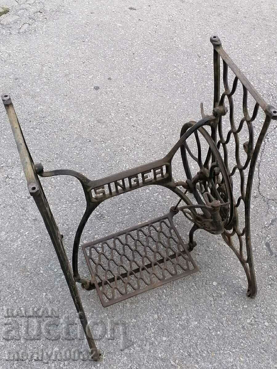Picioare în formă de suport din fontă Mașină de cusut Singer 70/55/47 cm - 7 Picioare în formă de suport din fontă Mașină de cusut Singer 70/55/47 cm - 7