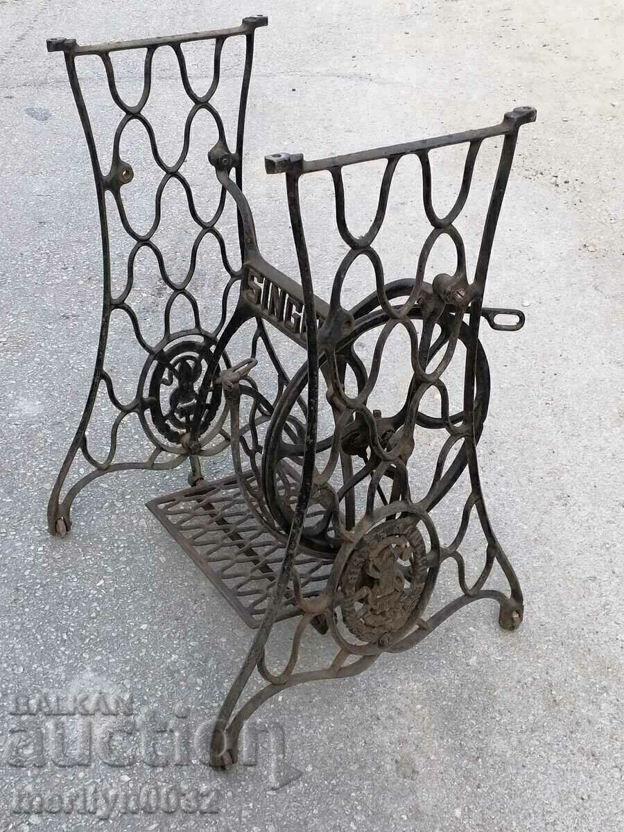 Legs shaped cast iron stand sewing machine Singer 70/55/47 cm