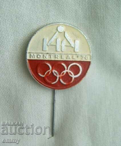 Weightlifting Badge - Olympic Games, Montreal 1976