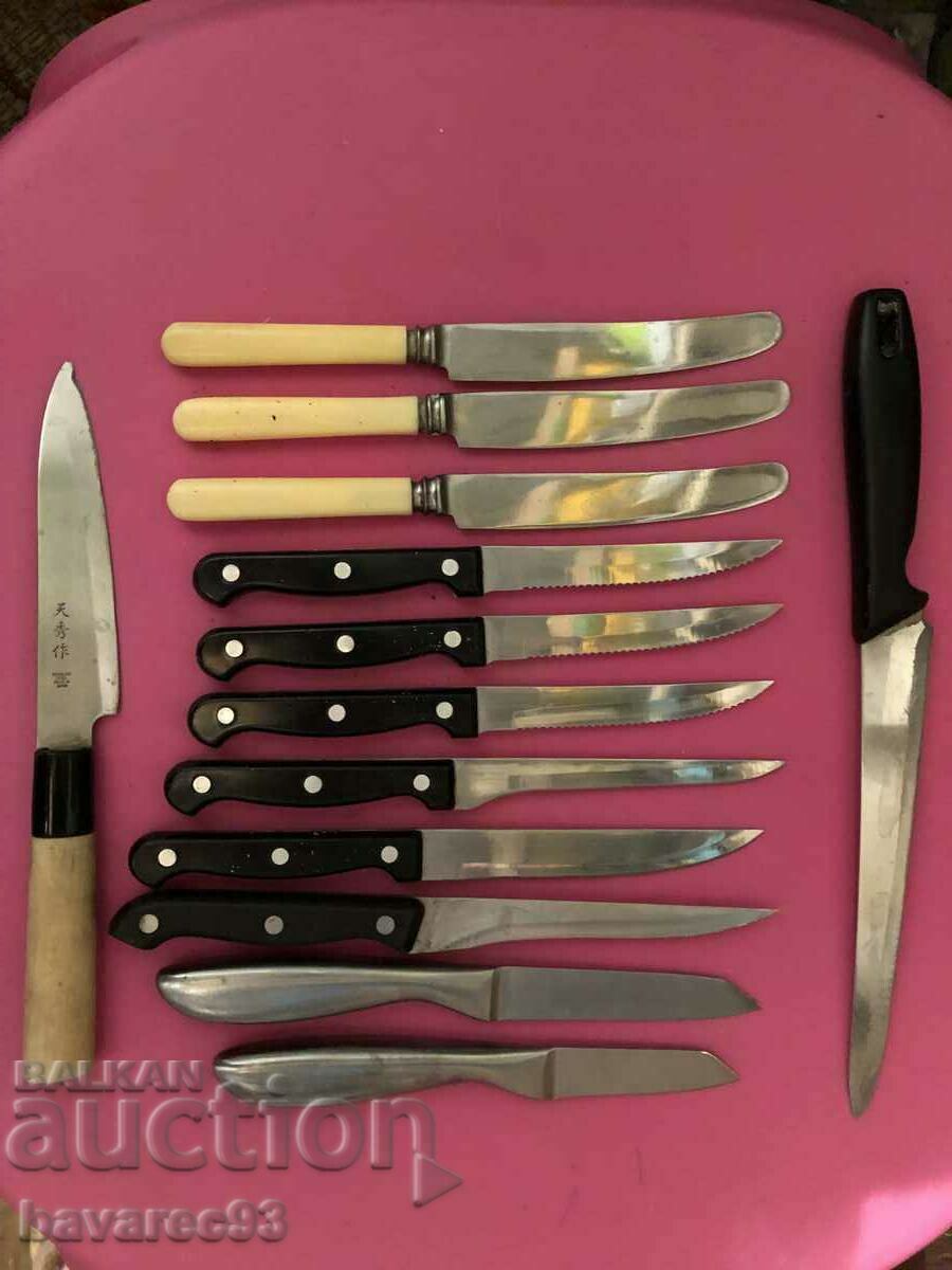 Lot of knives 13 pieces.