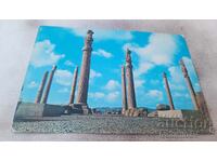 Postcard Persepolis The Pillars of Apadana Palace