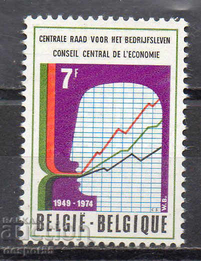 1974. Belgia. 25 de ani de la înființarea Consiliului Economic.