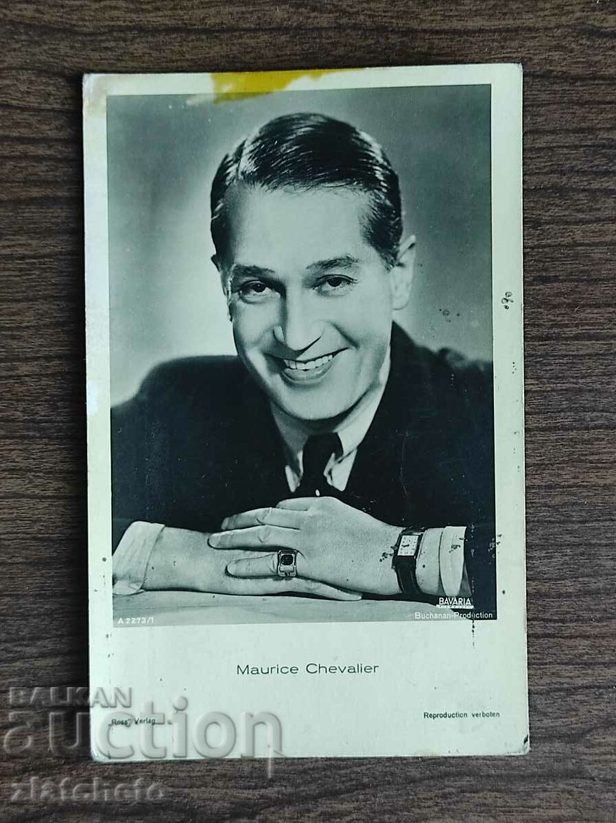 Artiști de cărți poștale - Maurice Chevalier