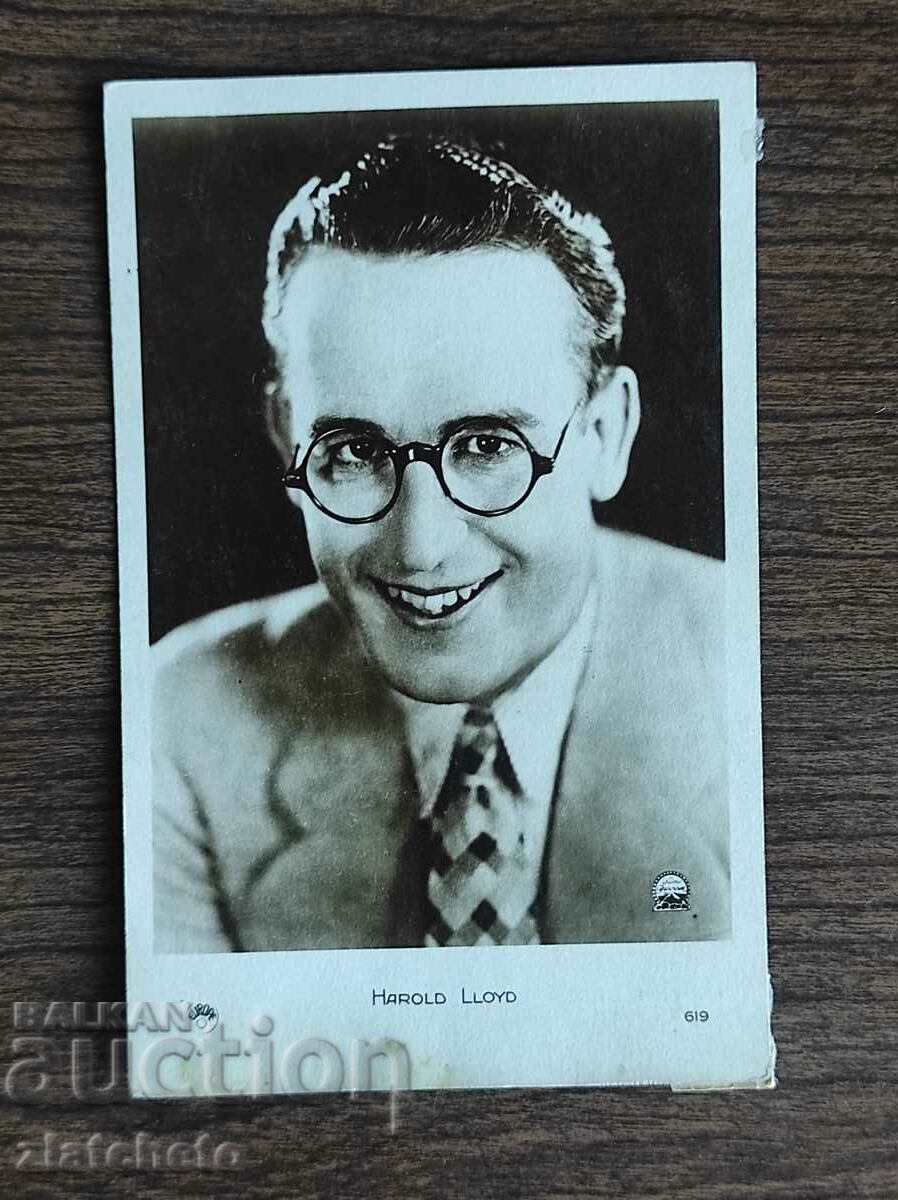 Artiști de cărți poștale - Harold Lloyd