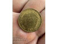 Gold Coin Colombia 5 Pesos 1919