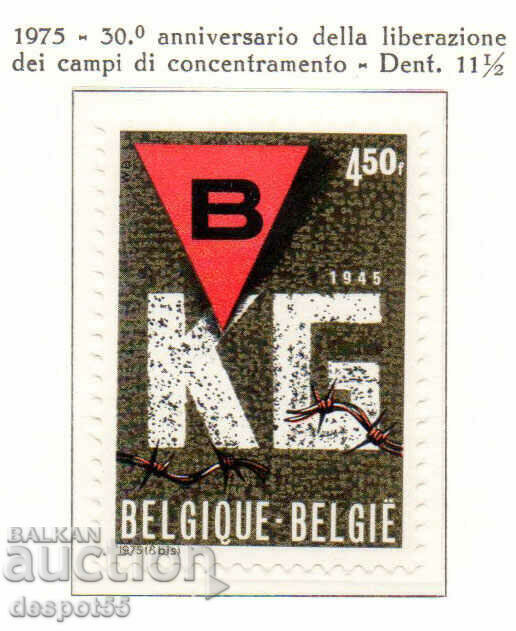 1975. Belgia. 30 de ani de la Eliberarea din lagărele de concentrare.