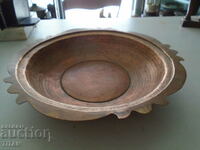 old copper pot, 23/5 cm., part of a collection of copper dishes