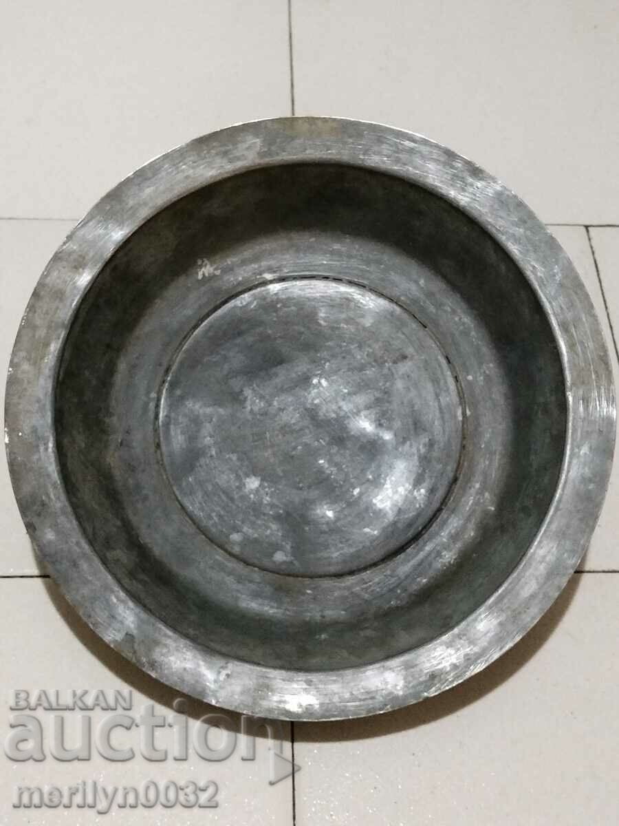 Παλιό χάλκινο πιατάκι, χαλκός, κατσαρόλα, πιάτο, μπολ - 7