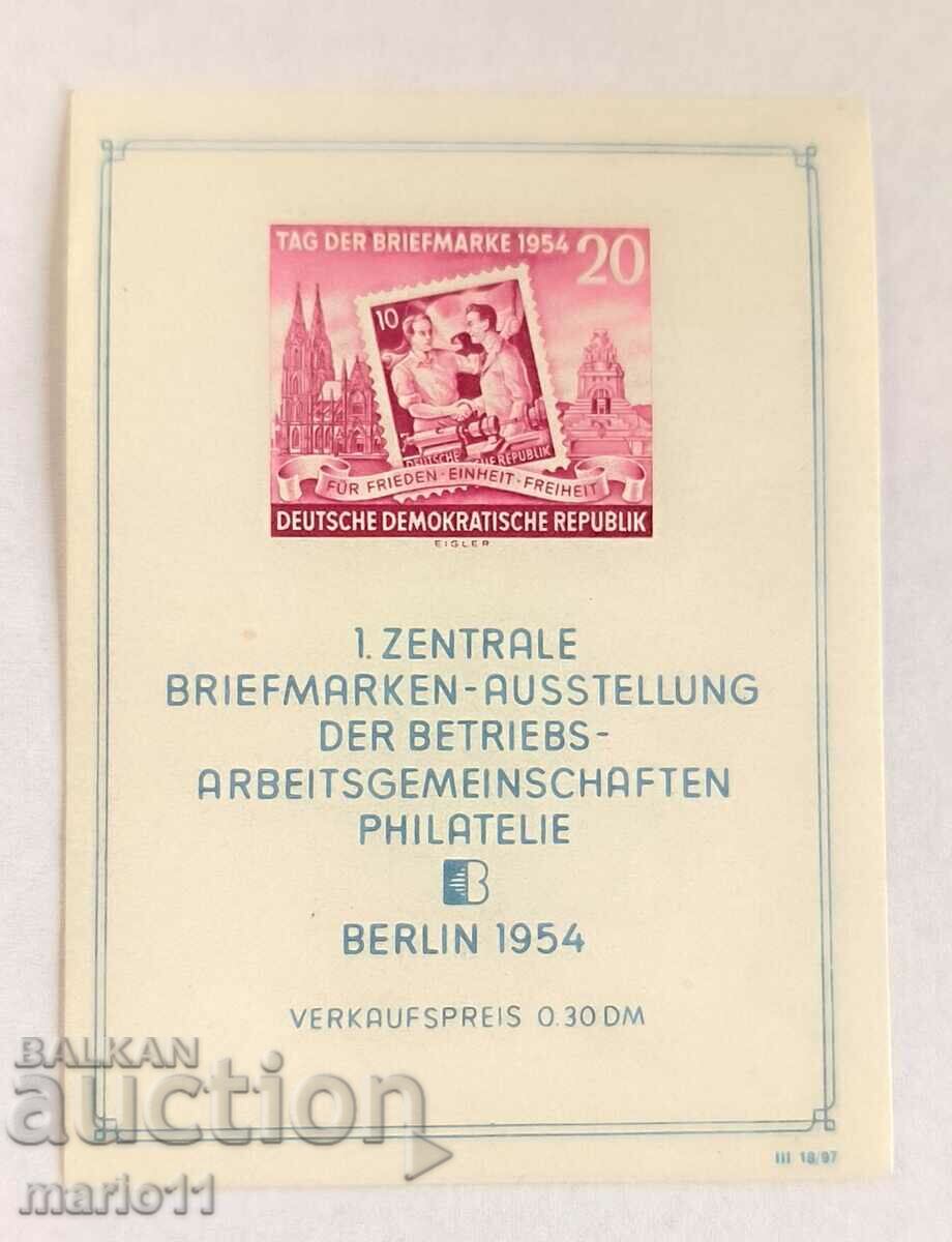 Germany - GDR - 1954, block