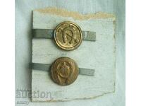 Equestrian clip badge - 2 pieces