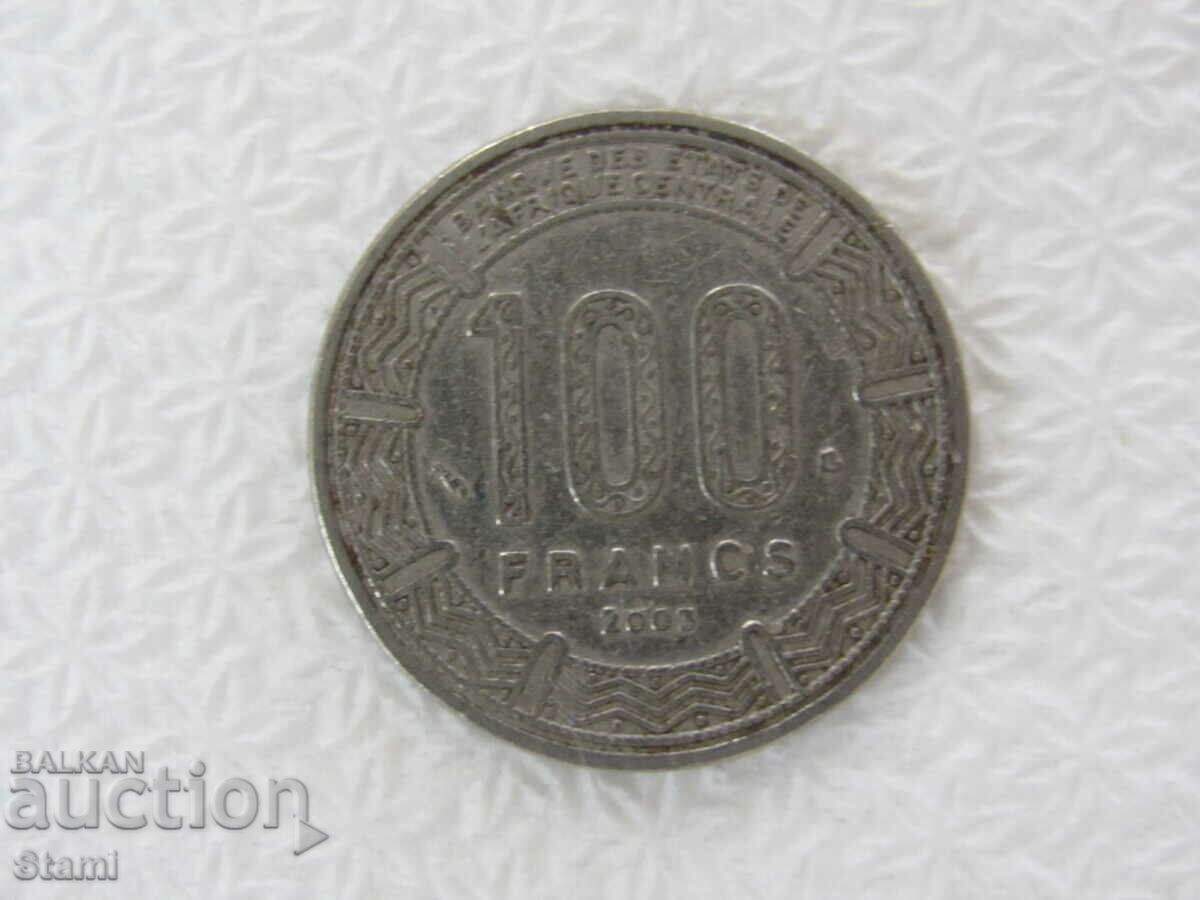 Central African States, 100 francs, 2003, 130W with price 9.80 BGN | € 5.01