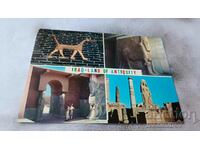 Postcard IRAQ - Land of Antiquity Collage 1970