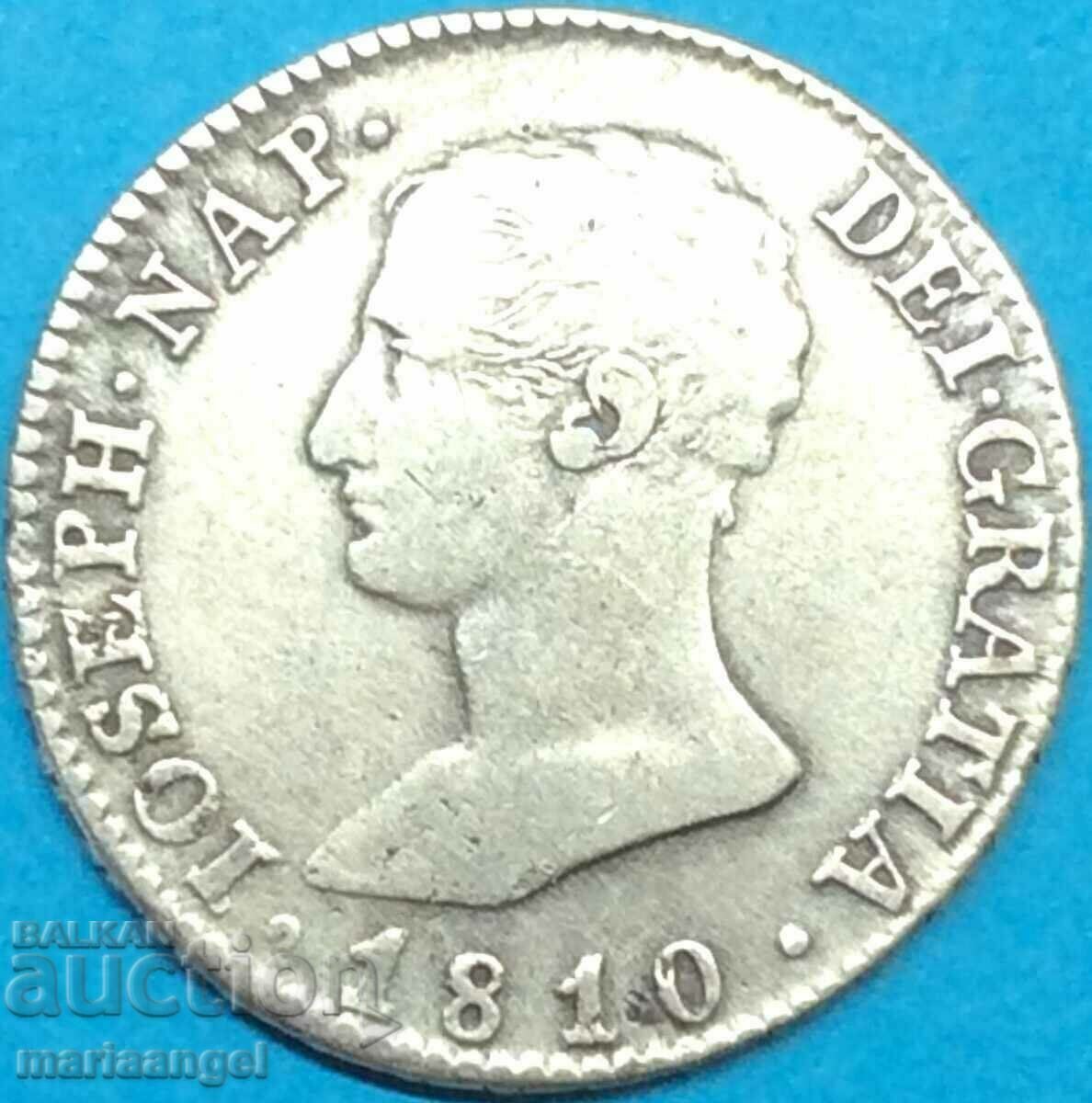 Joseph Napoleon 4 Reales 1810 Ισπανία Ασημένιο