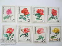 Bulgaria 1970 FLORA ROSES pure.XX BK№2065/72