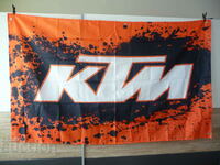 KTM flag flag KTM διαφημιστικό ποδήλατο μοτοκρός πορτοκαλί μοτοκρός pr