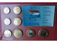 Luxemburg-SET 2001 de 8 monede euro dovada