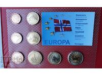 Norway-SET 2004 of 8 trial euro coins