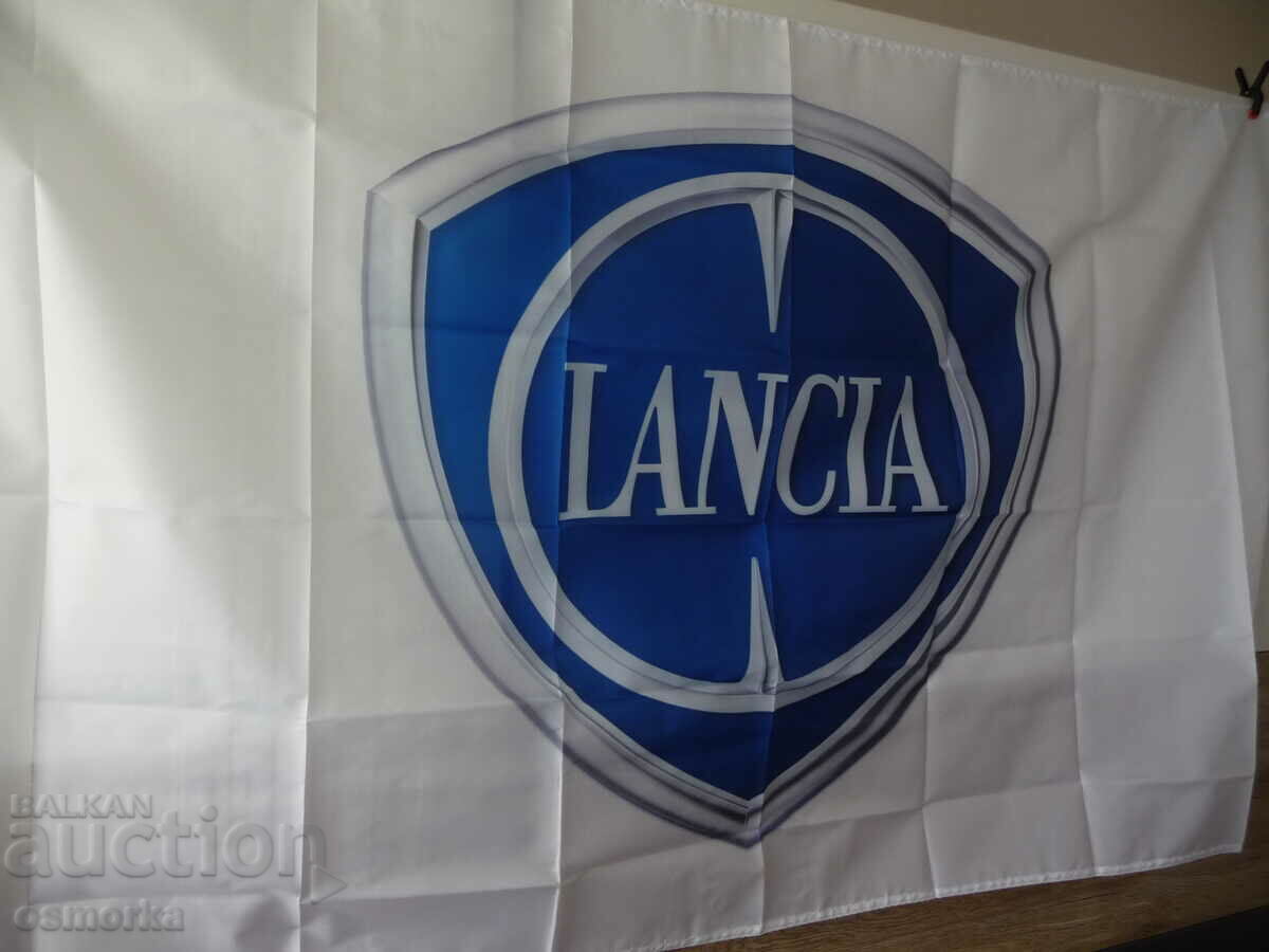 Lancia flag flag Lancia advertising cars advertising emblem logo with price 25.00 BGN | € 12.78 Lancia flag flag Lancia advertising cars advertising emblem logo with price 25.00 BGN | € 12.78