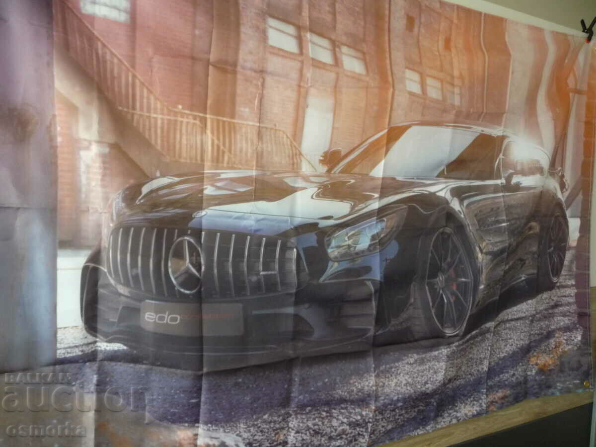 Mercedes Benz flag flag Mercedes Benz advertising car sport S with price 25.00 BGN | € 12.78