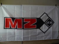 MZ flag flag IFA advertising bike GDR motorcycles old retro