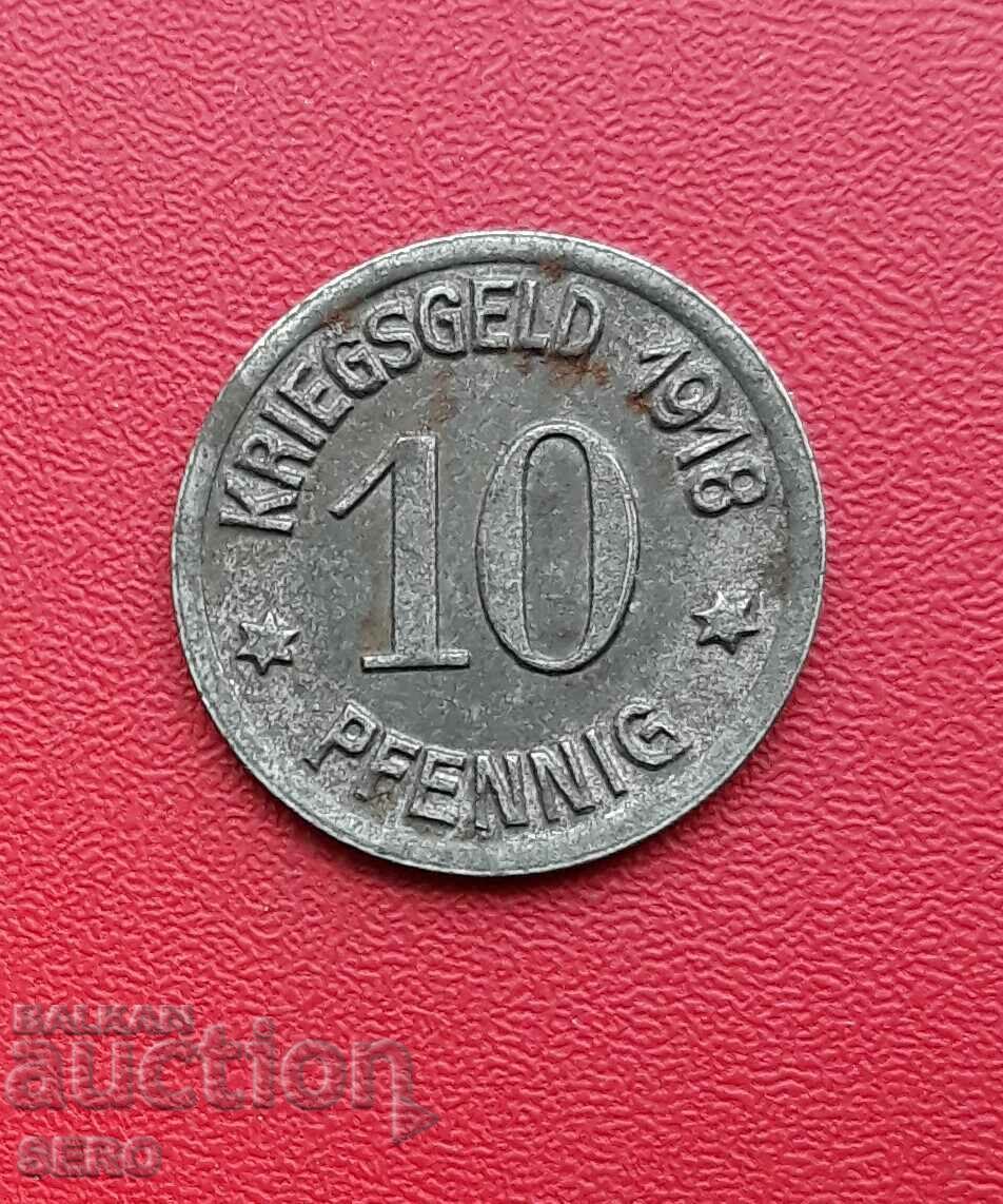 Germania-Rheinland-Pfalz-Koblenz-10 Pfennig 1918