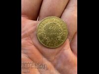 Gold Coin France 40 Francs 1812 Napoleon I