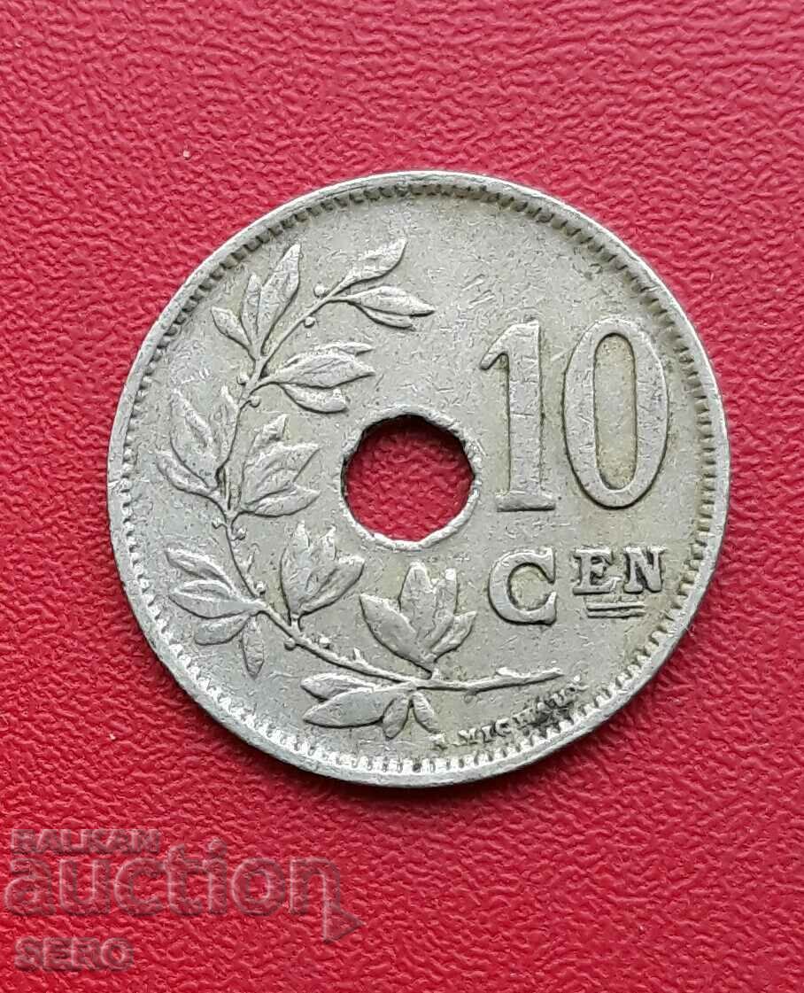 Belgium-10 cents 1924