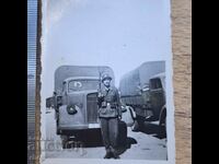 Opel Blitz 1942 soldier with helmet royal photo