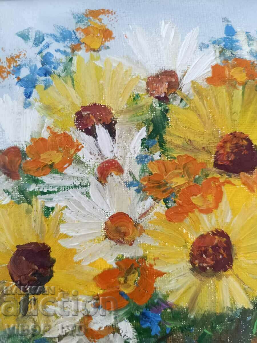 Auction  Artist, HARMONY OF PAINTS, oil paints, canvas, frame