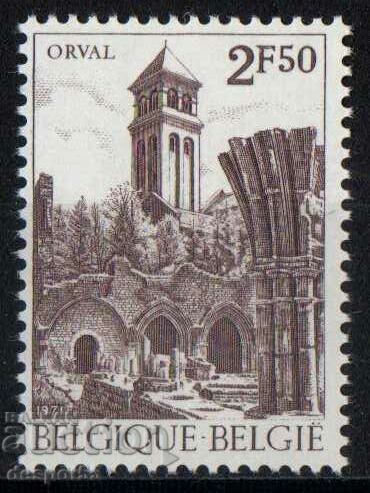 1971. Belgium. The 900th anniversary of the Orval monastery.