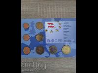 Set of euro coins, Austria