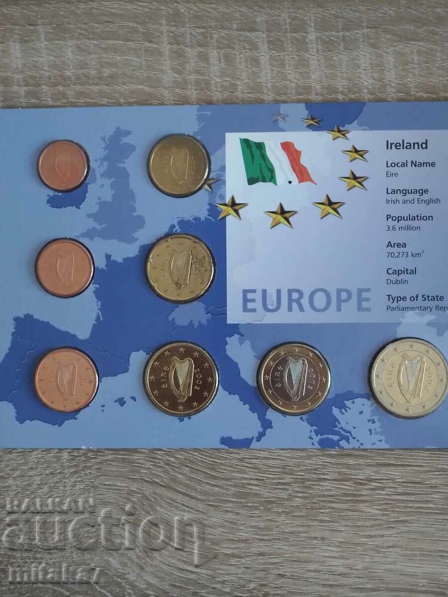 Set of euro coins, Ireland