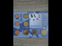 Set of euro coins, Italy