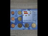 Set of euro coins, Spain