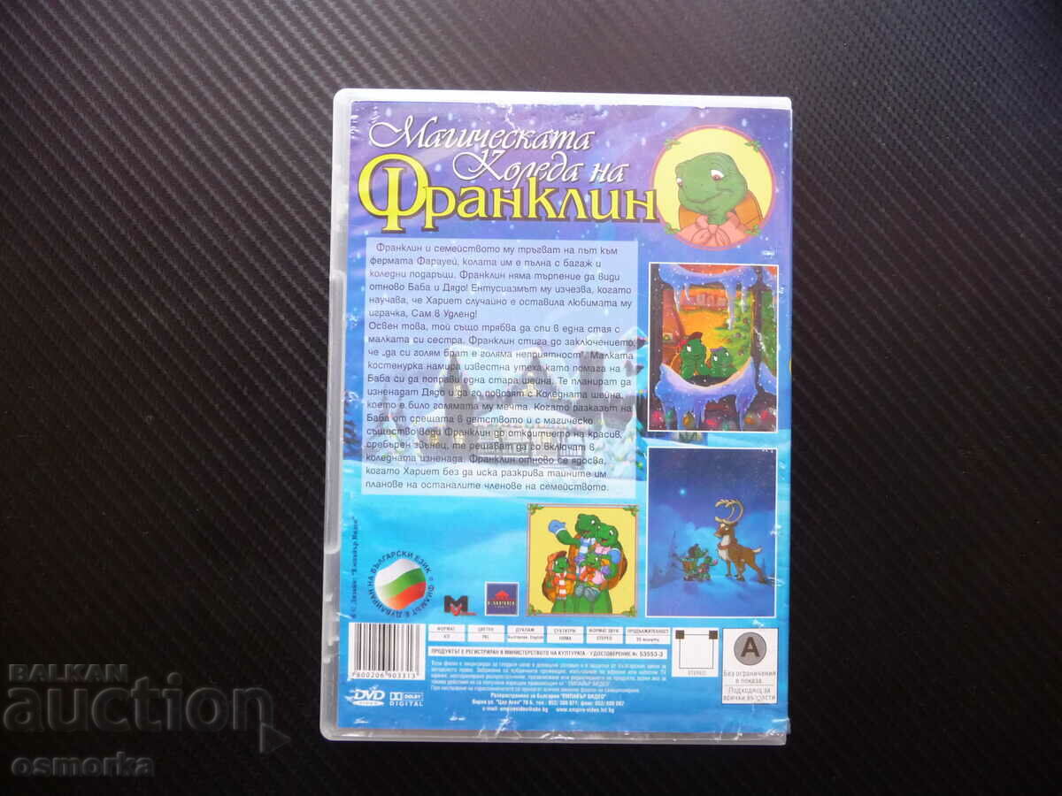 Auction  Franklin's Magical Christmas DVD movie sleigh holidays gift