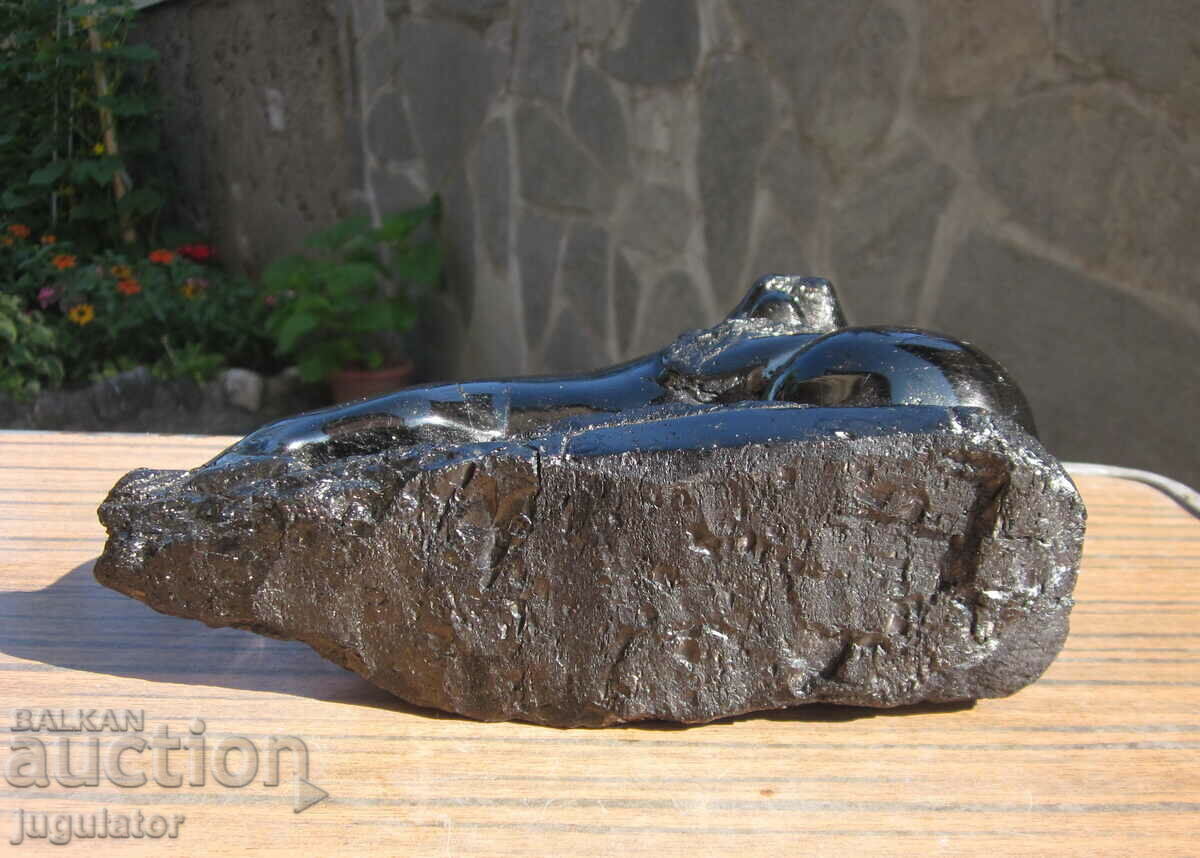 old natural anthracite lion statuette figure - 7 old natural anthracite lion statuette figure - 7