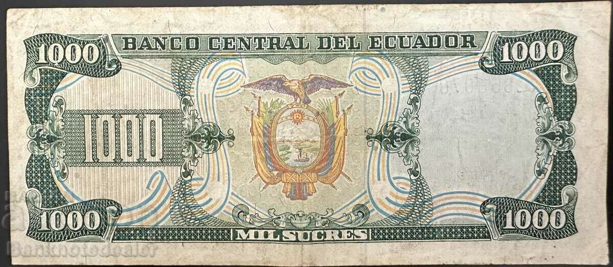 Ecuador 1000 Diez Sucres 1988 Pick 125b Ref 9878 with price 16.00 BGN | € 8.18 Ecuador 1000 Diez Sucres 1988 Pick 125b Ref 9878 with price 16.00 BGN | € 8.18