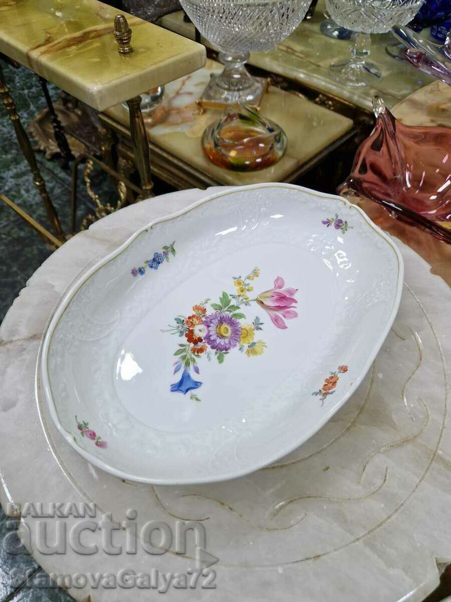 Δημοπρασία Παλιό σπάνιο πορσελάνινο πιάτο αντίκα Meissen Δημοπρασία Παλιό σπάνιο πορσελάνινο πιάτο αντίκα Meissen