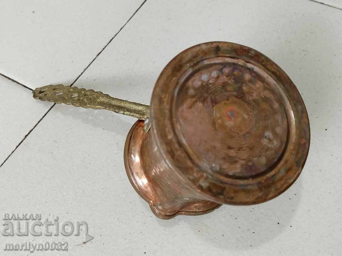 Delivery of Old tinned copper cezve, coffee pot, copper, copper vessel Delivery of Old tinned copper cezve, coffee pot, copper, copper vessel