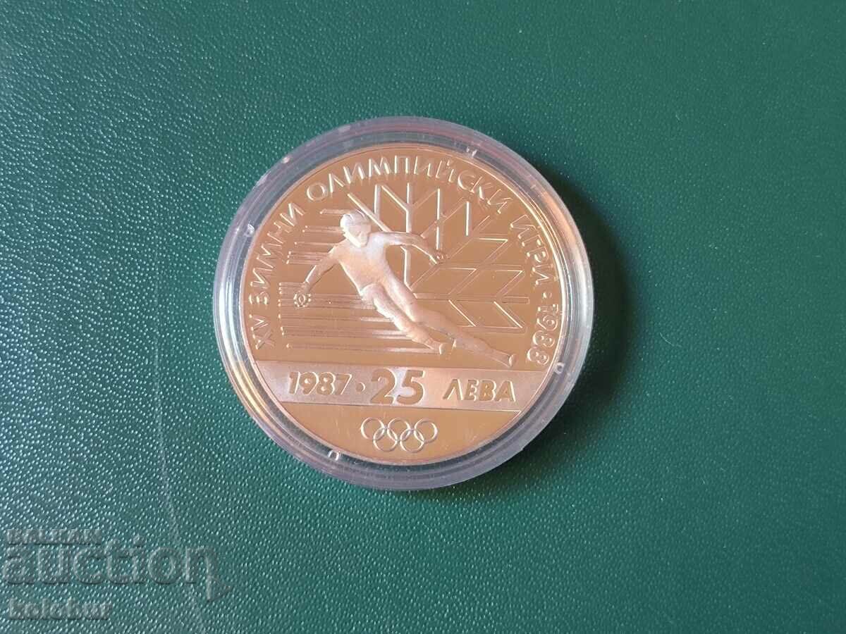 25 BGN 1987 Winter Olympic Games Calgary