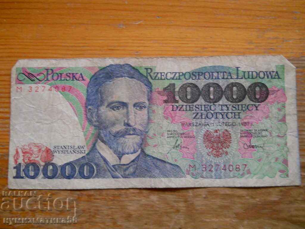 10000 zloți 1987 - Polonia ( VG )