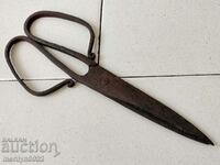 Renaissance forged scissors, wrought iron