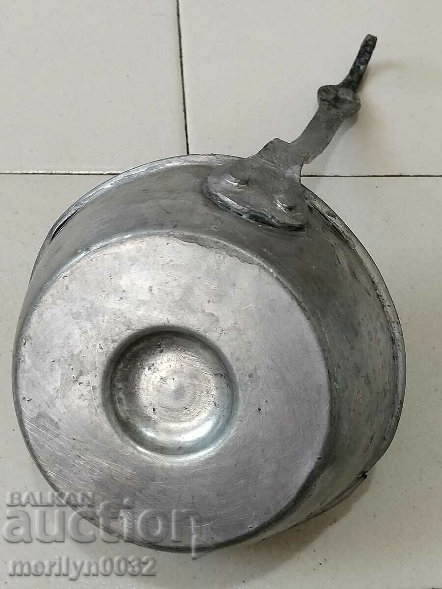 Auction Old copper ladle for a copper tap, copper vessel kishkil cap Auction Old copper ladle for a copper tap, copper vessel kishkil cap