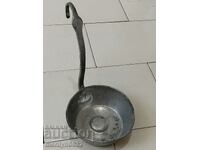 Стар меден черпак за чешма бакър, меден съд кишкил кепче