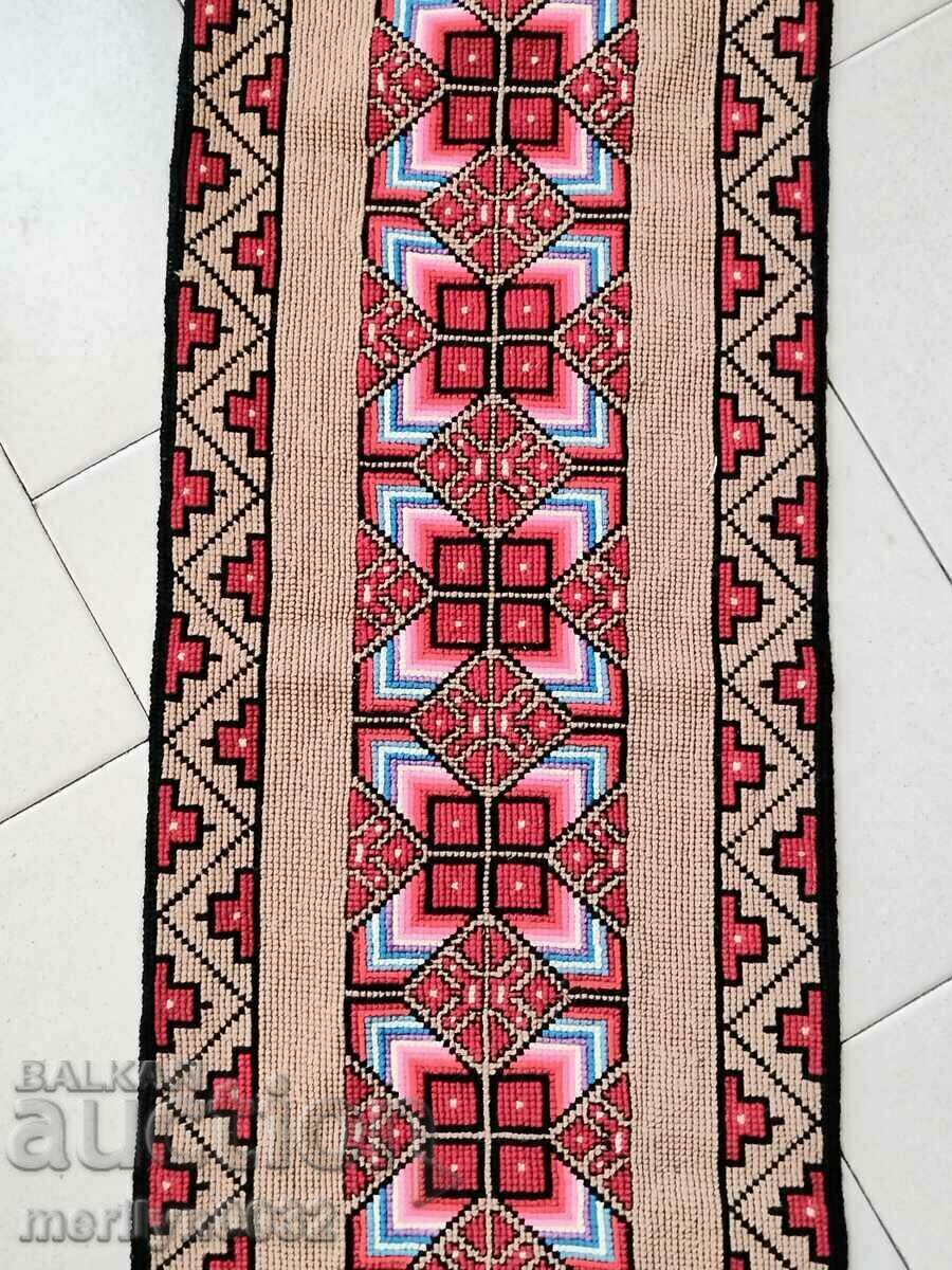 Auction Old handwoven wall rug 107/36 cm rug cover Auction Old handwoven wall rug 107/36 cm rug cover