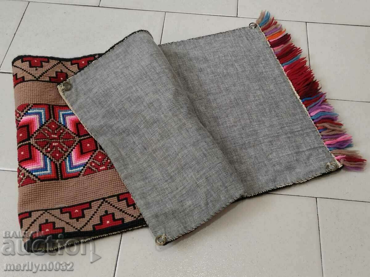 Old handwoven wall rug 107/36 cm rug cover - 7 Old handwoven wall rug 107/36 cm rug cover - 7