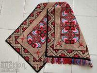 Old handwoven wall rug 107/36 cm rug cover