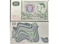 Sweden 10 Kronor 1979 Pick 52r Ref 0676