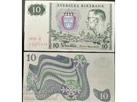 Sweden 10 Kronor 1979 Pick 52r Ref 2707