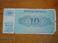 10 tolars 1990 - Slovenia ( F )